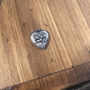 1940’s heart charm.